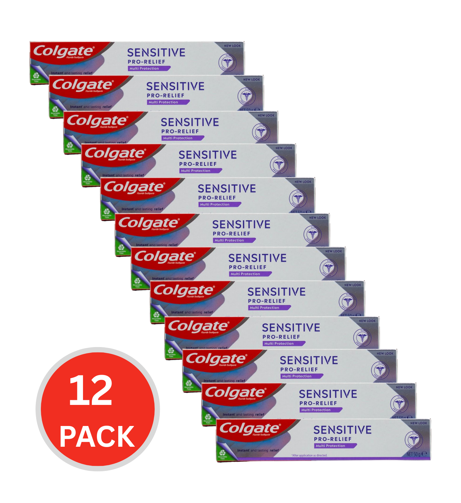 Colgate Toothpaste House Colgate 50g Toothpaste Sensitive Pro Relief Multi Protection (12x Pack ...