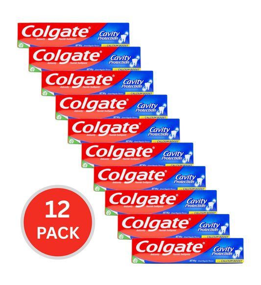 Colgate 90g Toothpaste Cavity Protection Great Regular Flavour (12x Pack)