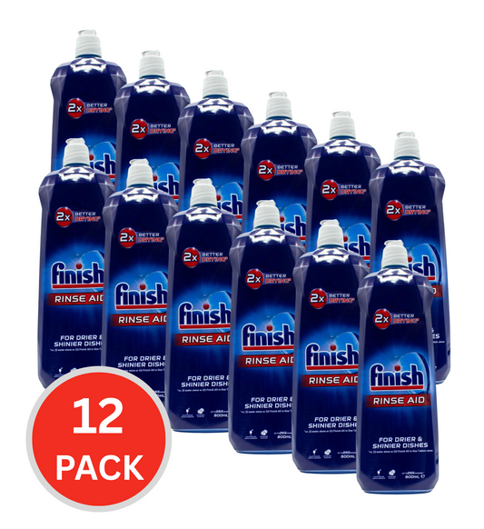 Finish 800ml Rinse Aid (12x Pack)