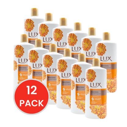 Lux Body Wash Sweet Dahlia With Patchouli Oil 600ml (12x Pack)