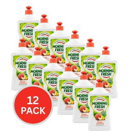 Morning Fresh Dishwashing Liquid Ultra Concentrate Peach Nectarine 400ml (12 Pack)