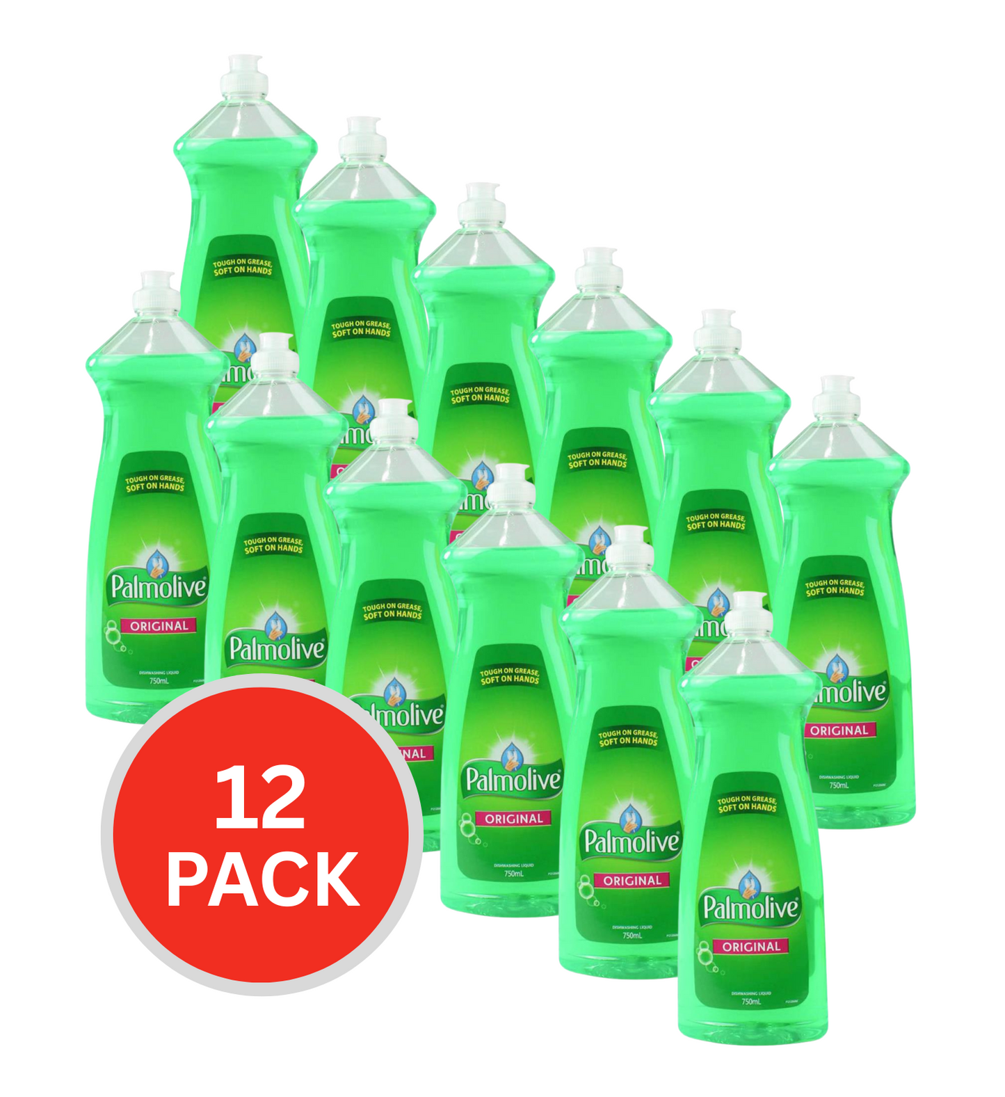 Palmolive Dishwashing Liquid Original 750ml (12 Pack)