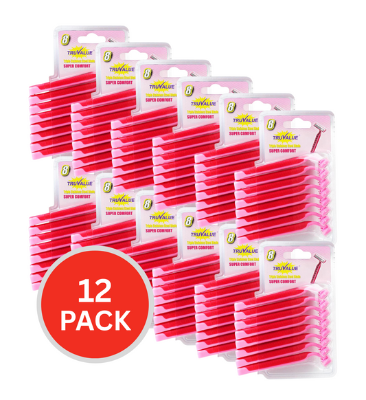 Truvalue Disposable Razors Triple Blade For Women 12 x 8Pk (96 Pack)