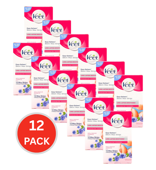 Veet Pk16 Bikini Wax Strips (12x Pack)