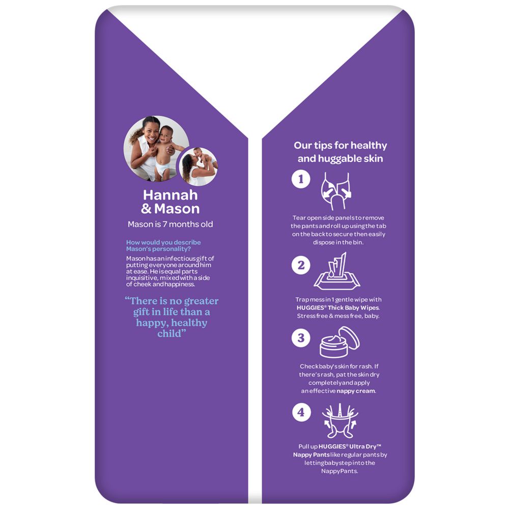 Huggies Nappy Pants Crawler Boys Size 3 36 Pack (4 Pack, 144 Pieces)