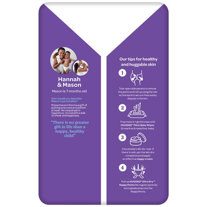 Huggies Nappy Pants Crawler Boys Size 3 36 Pack (4 Pack, 144 Pieces)