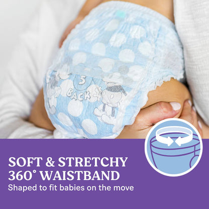 Huggies Nappy Pants Crawler Boys Size 3 36 Pack (4 Pack, 144 Pieces)