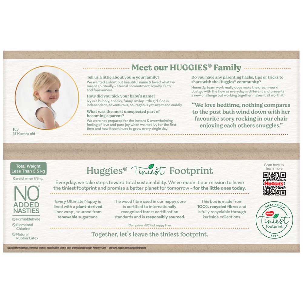 Huggies Ultimate Nappy Pants Size 4 56 Pack (1 Pack)