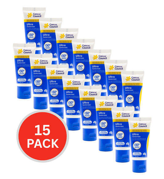 Cancer Council Ultra Sunscreen Spf 50+ 35ml (15 Pack)