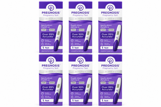 Pregnosis Digital Pregnancy Test Over 99% Accurate 6 Pack Early Detection