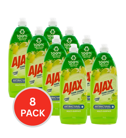 Ajax 750ml Floor Cleaner Baking Soda (8x Pack)