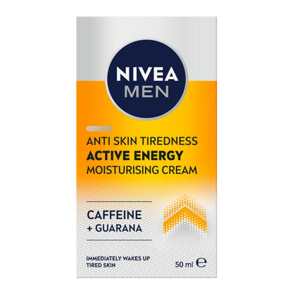 Nivea Men Face Wash Active Energy Caffeine 50mL (3 Pack)