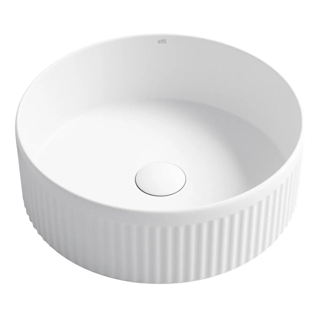 Oxford Round 395x395x120 Matte White Basin