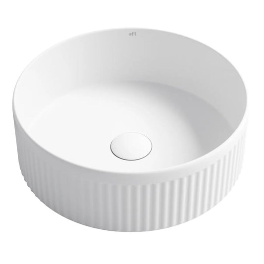 Oxford Round 395x395x120 Matte White Basin