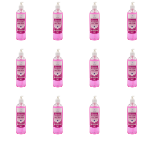 Zexa Medicated Hand Soap Sure Shield Liquid Gel Soft Scented 485mL (12 Pack)
