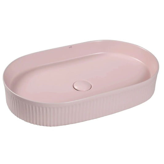 Kensington Oval 580x360x120 Matte Pink Basin