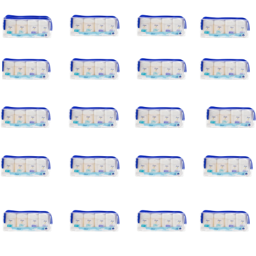 Dove Hydrating Care Travel Kit Shampoo Conditioner Body Wash & Lotion 30mL PK4 (20 Pack)