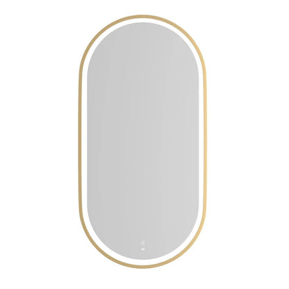 LED Noosa 900(H)x450(W) Gold Metal Frame Mirror