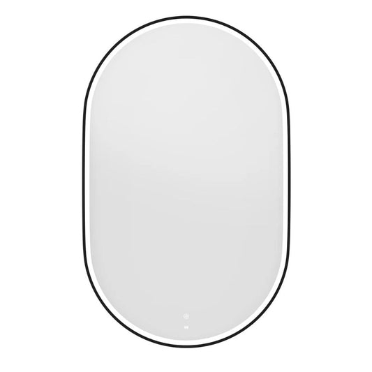 LED Noosa 1200(W)x750(H) Black Metal Frame Mirror- Install Horizontal or Vertical