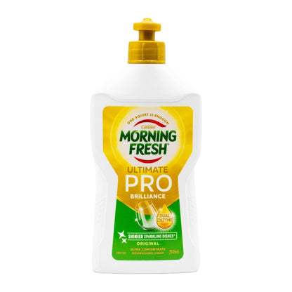 Morning Fresh Dishwashing Liquid Ultimate Pro Brilliance Ultra Concentrate Original 350ML (12 Pack)