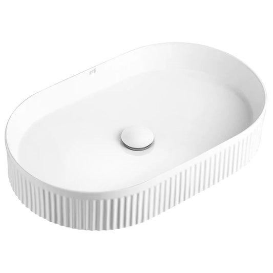 Kensington Oval 560x350x120 Matte White Basin