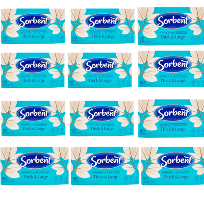 Sorbent PK90 Facial Tissues Thick and Large Menthol with Eucalyptus (12pk)