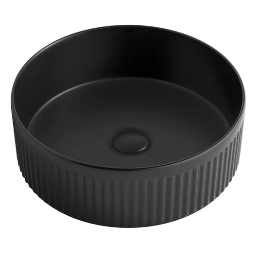 Oxford Round 395x395x120 Matte Black Basin