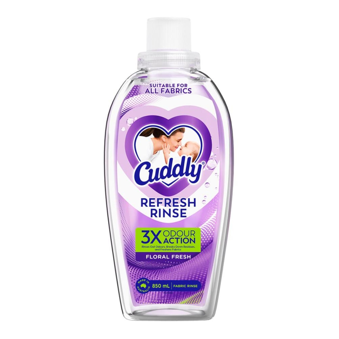 Cuddly Fabric Rinse Floral Fresh 850mL (8 Pack)