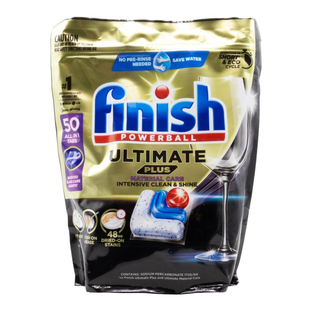 Finish Powerball Ultimate Plus Dishwasher Tablets PK50 (6 Pack)