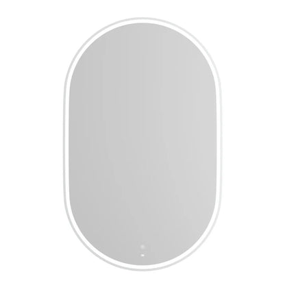 LED Noosa 1200(W)x750(H) White Metal Frame Mirror- Install Horizontal or Vertical