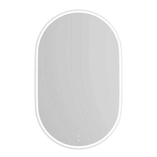 LED Noosa 1200(W)x750(H) White Metal Frame Mirror- Install Horizontal or Vertical