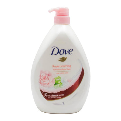 Dove Body Wash Rose & Aloe Vera 1000ML (3 Pack)