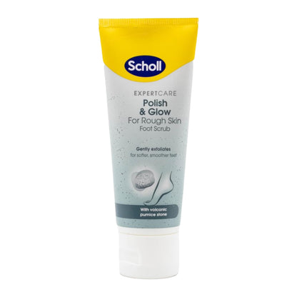 Scholl Expert Care Foot Scrub Polish & Glow Volcanic Pumice 75mL (6 Pack)