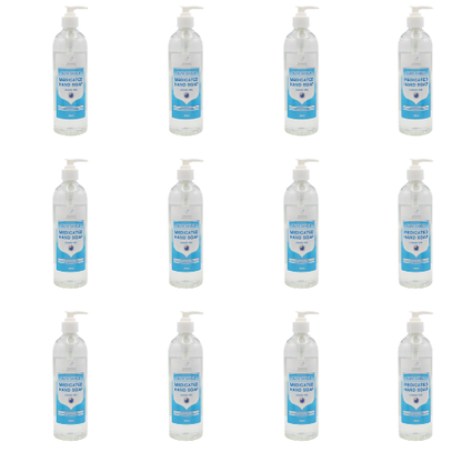 Zexa Medicated Hand Soap Sure Shield Liquid Gel Fragrance Free 485mL (12 Pack)
