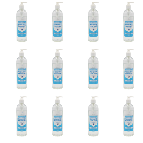 Zexa Medicated Hand Soap Sure Shield Liquid Gel Fragrance Free 485mL (12 Pack)