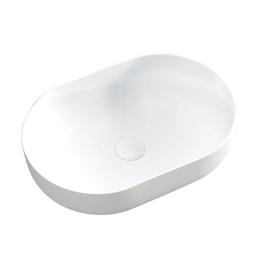 Portofino Solid Surface 500x345x140 Matte White Basin NF