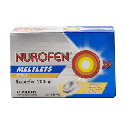 Nurofen Meltlets Citrus PK24 (6 Pack)