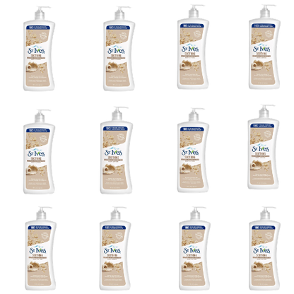St Ives Body Lotion Soothing Oatmeal & Shea Butter 532mL (12 Pack)