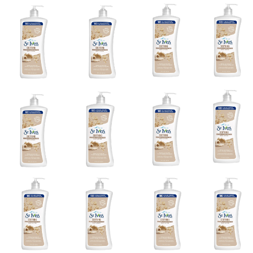 St Ives Body Lotion Soothing Oatmeal & Shea Butter 532mL (12 Pack)
