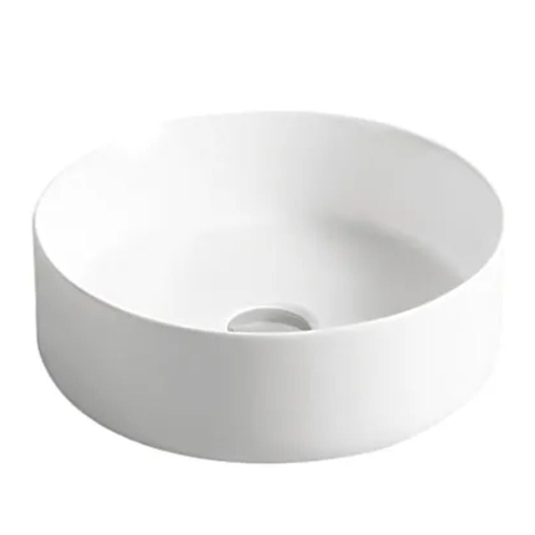 Artis 88 360x360x120 Matte White With Straight Edge Basin
