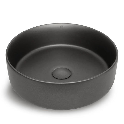 Radius Round 360x360x115 Gun Metal Basin