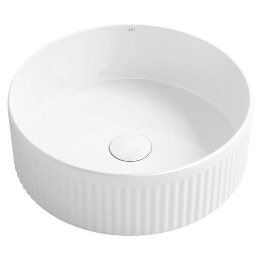 Oxford Round 395x395x120 Gloss White Basin