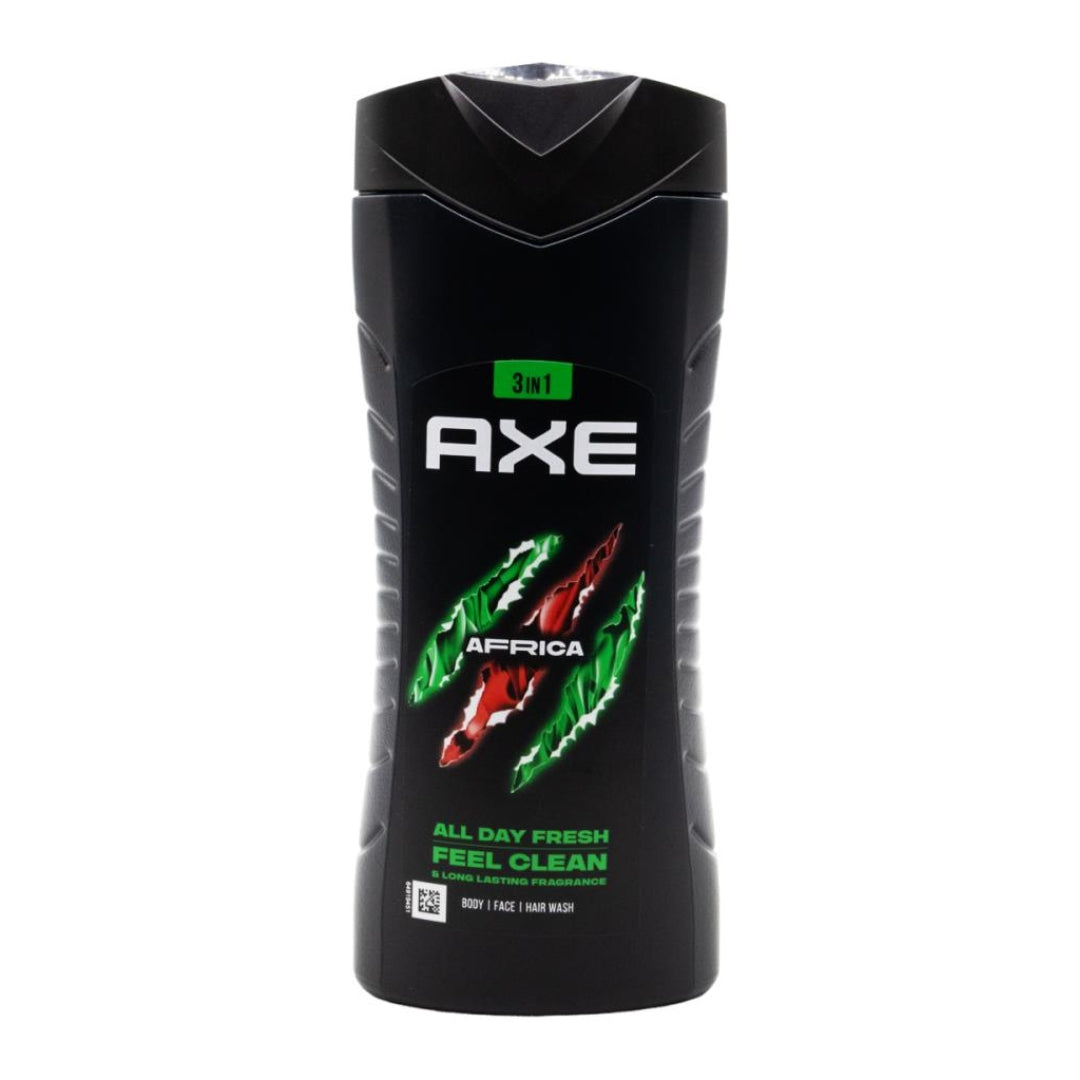 Axe 3 In 1 Wash Africa 400ML (6 Pack)