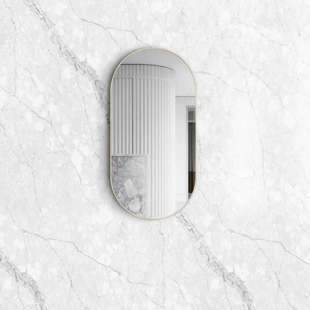 Noosa 900(H)x450(W) Gold Metal Frame Mirror