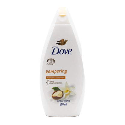 Dove Body Wash 500ML Triple Moisture Serum Shea Butter & Vanilla (5 Pack)