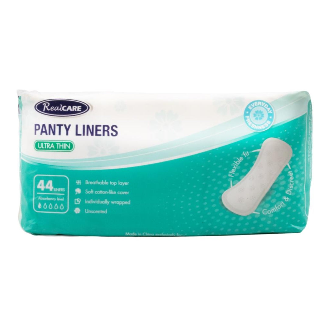Real Care Panty Liners Ultra Thin Absorbency Level 1 PK44 (18 Pack)