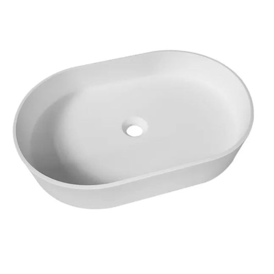 Noosa Solid Surface 585x385x110 Matte White Basin NF