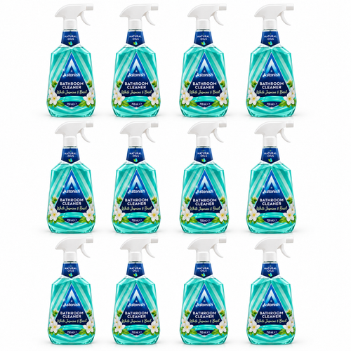 Astonish Bathroom Cleaner White Jasmine & Basil 750mL – Pack of 12