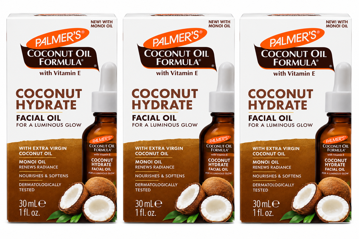 Palmers Coconut Monoi Luminous Hydration Oil 30mL x 3
