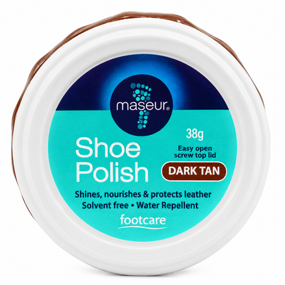Maseur Shoe Polish Dark Tan 38g x 6